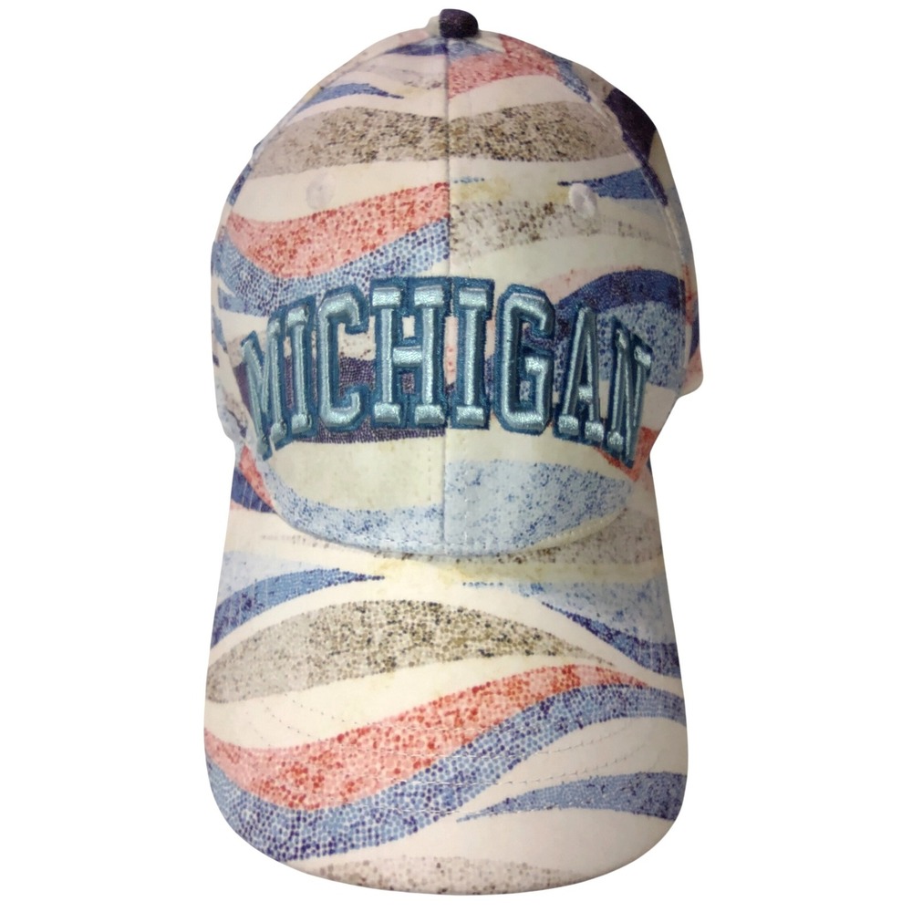 Robin Ruth‎ Michigan Baseball Cap Adult Hook & Loop Back Graphic Print